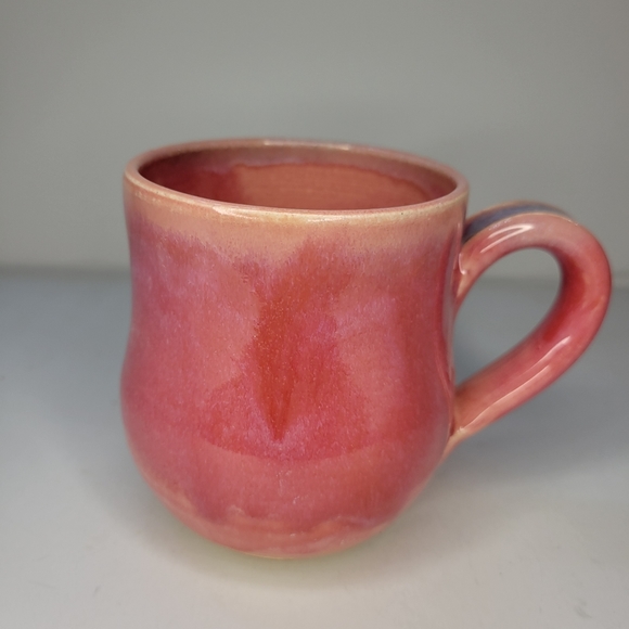 Studio Pottery Ombre Crescent Moon Mug Signed Jenny Wood - Picture 8 of 10